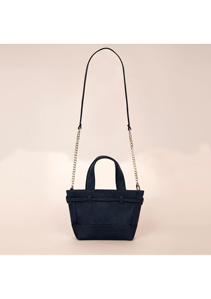 Lacivert Mikro Süet Çanta fiyatları