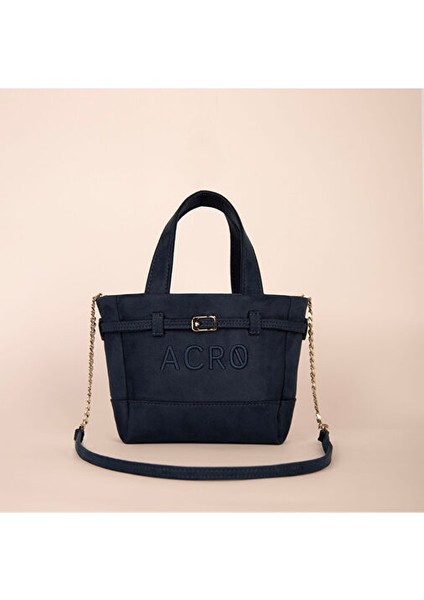 Lacivert Mikro Süet Çanta modelleri