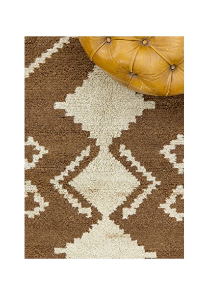 Defne El Dokuma Ilkel Desenli Vintage Yün Halı 81X157 cm modelleri