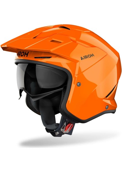 Aıroh Kombakt Color Orange Gloss Kask