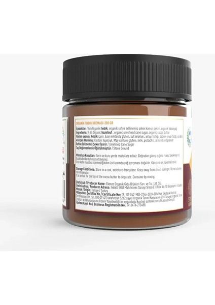 Organik Fındıklı Kreması fiyatları