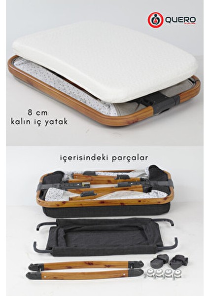 Losa Anne Yanı Beşik, Kademeli Beşik, Sallanır, Sabitlenir, Tekerlekli, Katlanır, Park Yatak Beşik