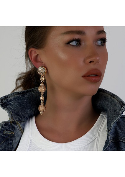 Glory Kristal Sallantılı Küpe modelleri