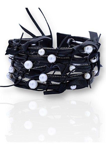 Pellıs Deri Choker Kolye