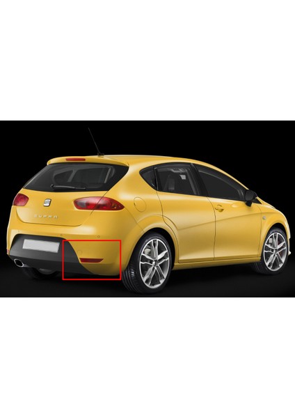 Seat Leon Mk2 Cupra 2010-2012 Arası Modeller Arka Tampon Sağ Alt Köşe Reflektörü Yansıtıcı Kedi Gözü 1P0945106E fiyatları