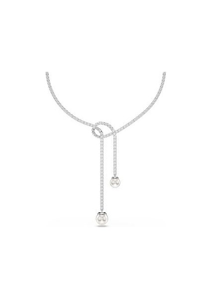 5692416 Swarovski Kolye Matrıx:necklace Pearl Whıte/rhs