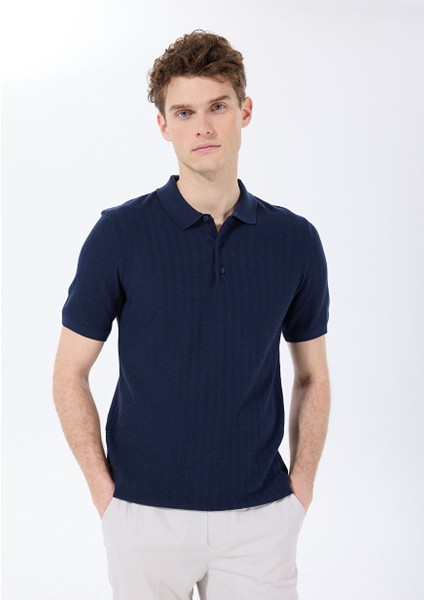 Lacivert Erkek Basic Kazak F4SM-TST 0771 modelleri