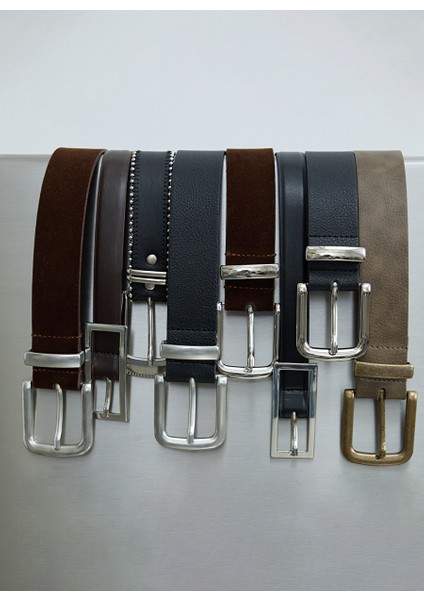 Siyah Mirel Nikel Tokalı Deri Kemer fiyatları