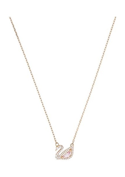 5469989 Swarovski Kolye Dazzling Swan:necklace Czmo/ros