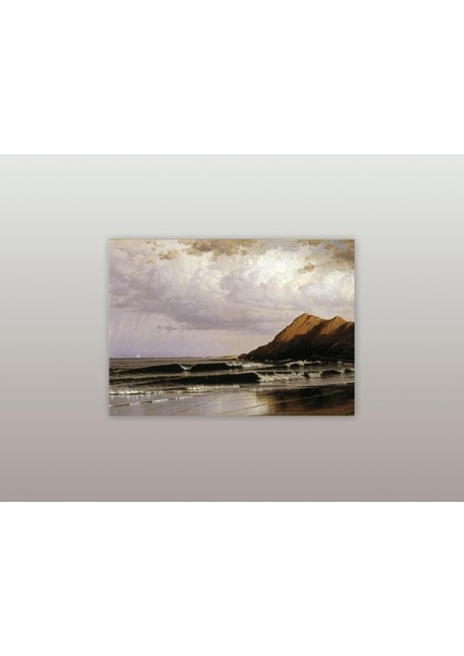 Alfred Bricher - Time And Tide - Ahşap Mdf Tablo modelleri