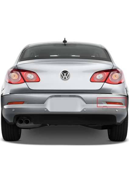 Volkswagen Passat cc 2009-2012 Arası Modeller Arka Tampon Sağ Alt Reflektörü Kedi Gözü 3C8945106B fiyatları