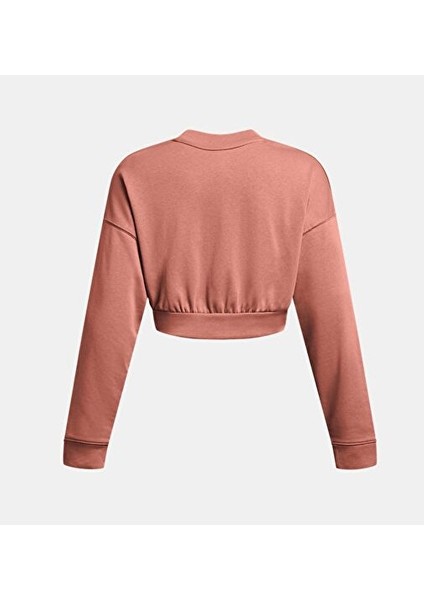 Kadın Ua Rival Terry Oversized Crop Crew Sweatshirt 1382738-696 fırsatları