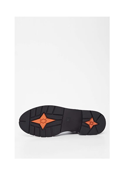 Kadın Hakiki Deri Siyah Rugan Casual Bot