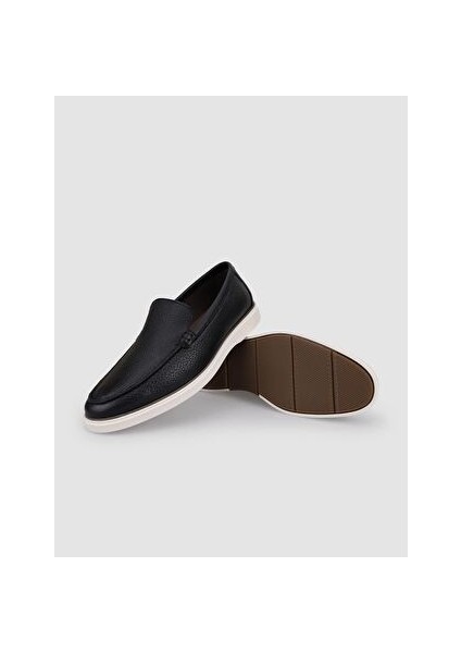Siyah Erkek Deri Loafer 121354R fırsatları