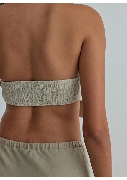 Natürel Flore Keten Bluz modelleri