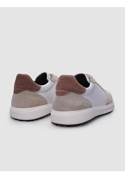 Beyaz-Bej Erkek Sneaker 123974 modelleri