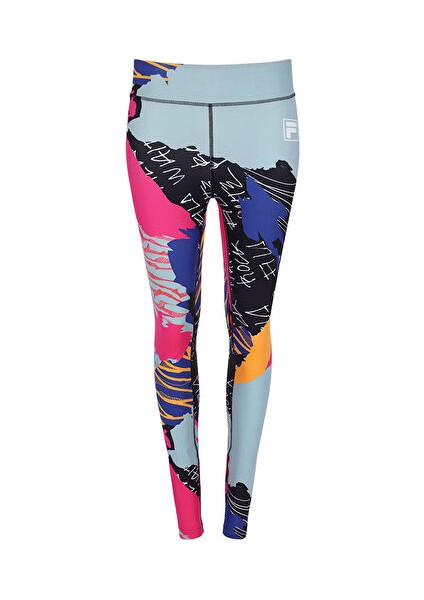 Kadın Tayt Allover Print Leggings LW411144