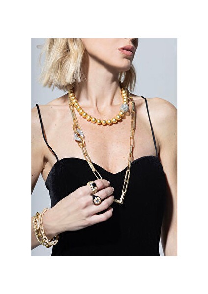 Gold Disco Necklace modelleri
