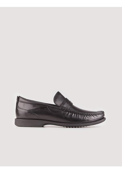 Siyah Erkek Deri Loafer 12578