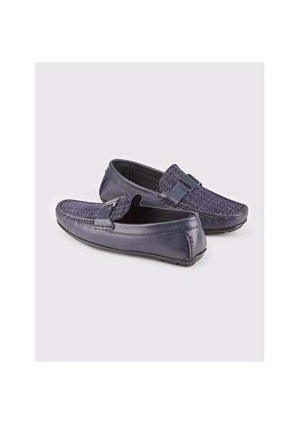 Lacivert Erkek Deri Loafer 24869 fırsatları