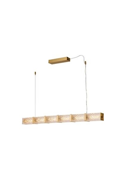 Aspen Kristal Camlı Masa Üstü Avize - 110 cm