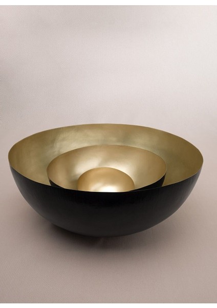 Içi Altın Renginde Dışı Antik Görünümlü Pirinç Dekoratif Obje 10X5 cm modelleri