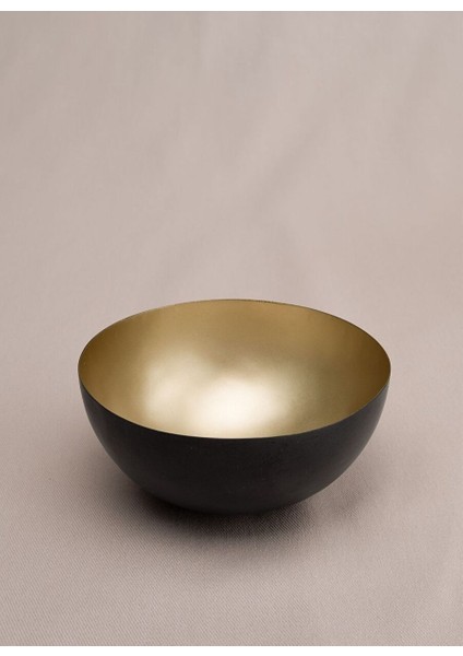 Içi Altın Renginde Dışı Antik Görünümlü Pirinç Dekoratif Obje 10X5 cm fırsatları