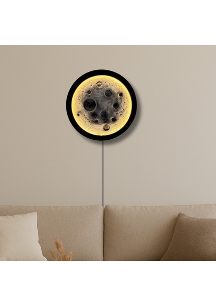Lunaris Duvar Dekoru -Dekoratif Işıklı Ay modelleri