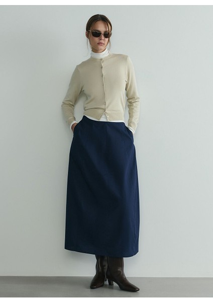 Lacivert Kadın Normal Etek 418136654 R013 fiyatları