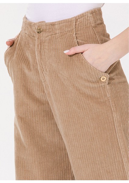 Normal Bel Normal Kahve Kadın Pantolon Nıcoles modelleri
