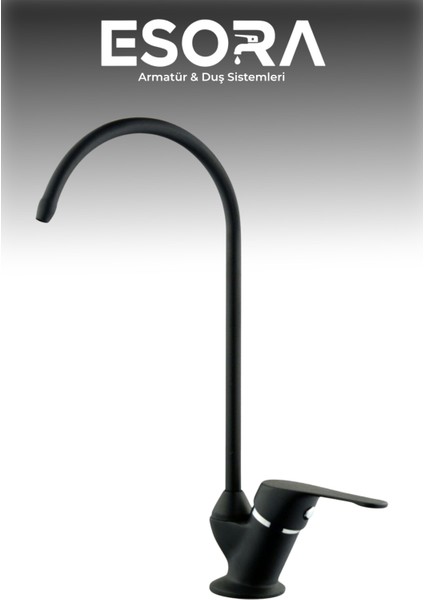 Lüx Siyah Aç Kapa Arıtma Musluğu Arıtma Çeşmesi