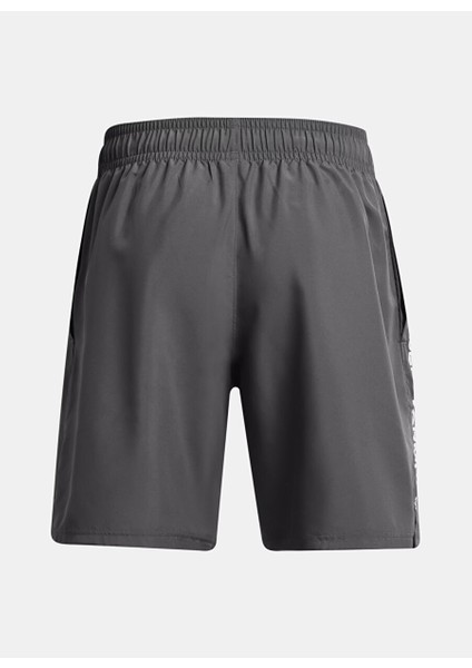 1383356-025-UA Tech Woven Wordmark Gri Erkek Şort
