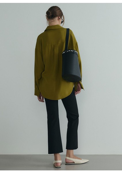 Yeşil Kadın Normal Gömlek 418136410 R031 indirimleri