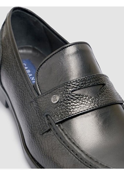 %100 Hakiki Deri Siyah Erkek Klasik Ayakkabı