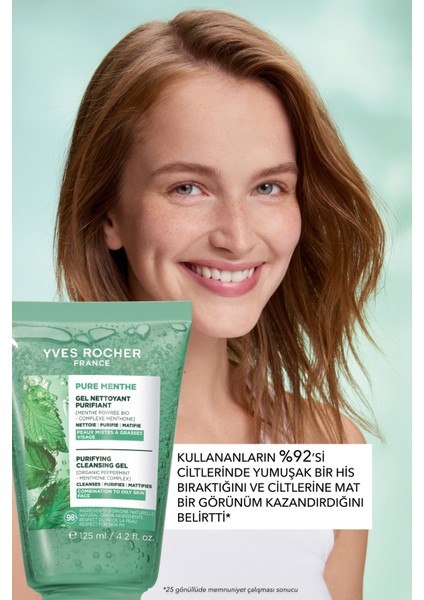 Yüz Yıkama Jeli-Karma,yağlı, Sivilce Eğilimli Cilt-Pure Menthe Arındırıcı Botanik Kompleks 125ML fırsatları