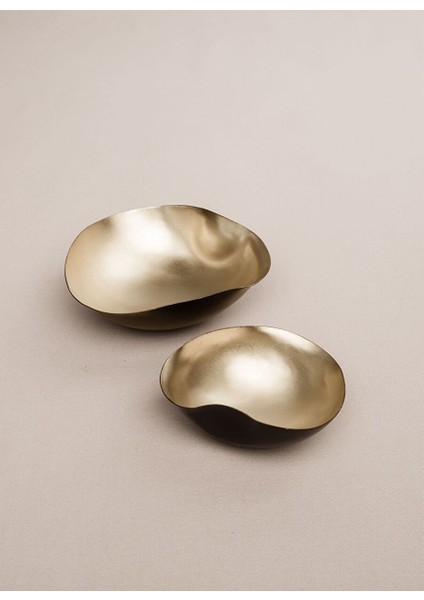 Asimetrik Pirinç Dekoratif Obje 9X8X3 cm fırsatları