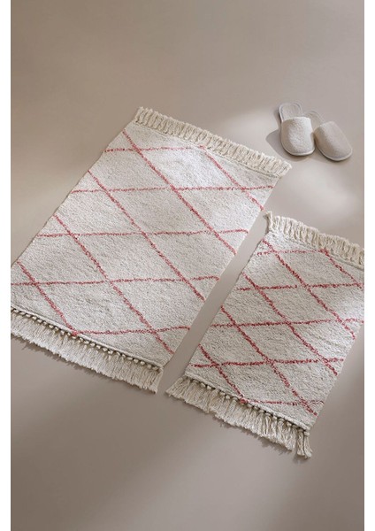 Grace %100 Pamuk Banyo Paspası Ekru 40X60+60X90 fiyatları