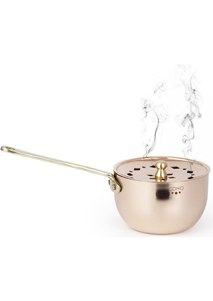 Coho Artisan Bakır Tütsü Gezdirme Çanağı