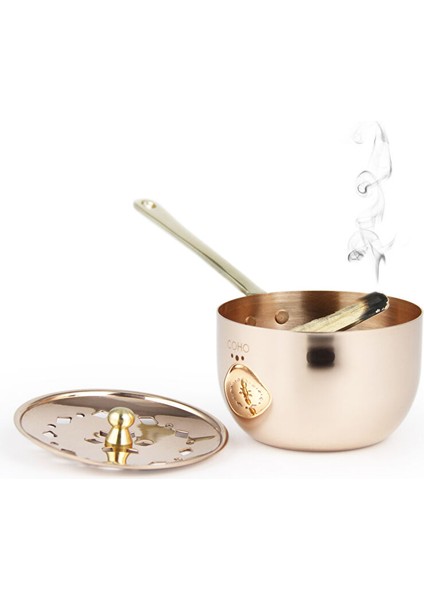 Coho Artisan Bakır Tütsü Gezdirme Çanağı