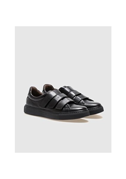 Siyah Erkek Deri Sneaker 28542 fiyatları