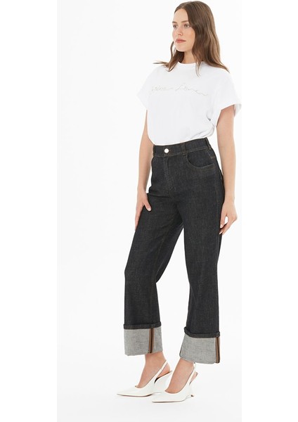 Paça Katlama Detaylı Jean fiyatları