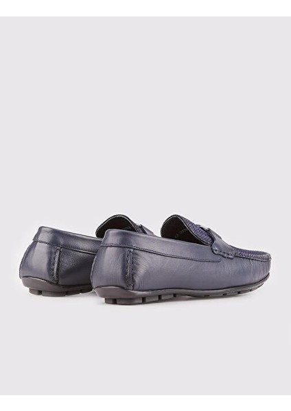 Lacivert Erkek Deri Loafer 24869 modelleri