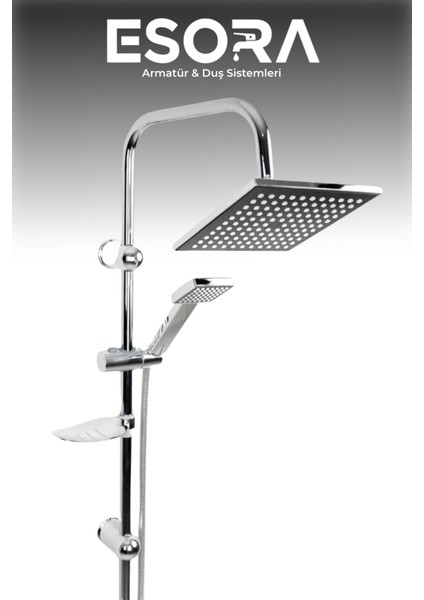 Krom Siyah Robot Duş Seti , Siyah Gold Oynar Uçlu Eviye , Lavabo , Banyo Bataryası 4’lü Set fiyatları