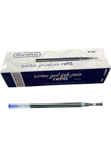 Ah Refil 818 Jumbo Imza Kalem Mavi 24’lü Paket fiyatları