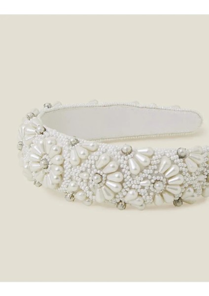 Full Boncuk Işlemeli Taç Hand Made fiyatları