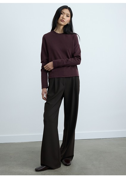 Mürdüm Rumi Basic Uzun Kollu Tişört fiyatları