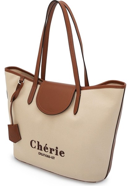 Cosmo Kanvas Leopar Süet Detaylı Bej Kadın Omuz Çantası modelleri