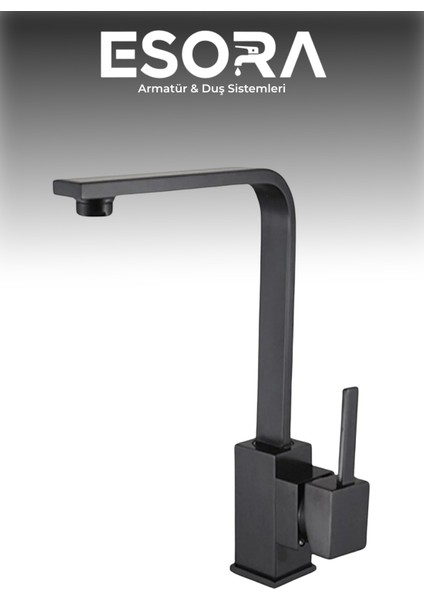 Siyah Lüx Robot Duş Seti , Lüx Kare Eviye , Lavabo , Banyo Bataryası 4’lü Set modelleri