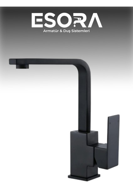 Siyah Lüx Robot Duş Seti , Lüx Kare Eviye , Lavabo , Banyo Bataryası 4’lü Set fırsatları