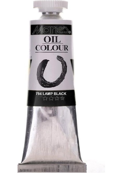Maries Siyah Lamp Black 50 ml E1384-52 Yağlı Boya 3'lü Paket
